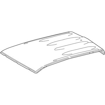 63111-04210 Toyota Roof Panel Illustration 1 of 1