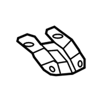 61385-04010 Toyota Roof Bow Bracket, Center Illustration 1 of 1