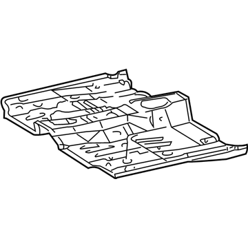 Toyota 58111-12904 Front Floor Pan