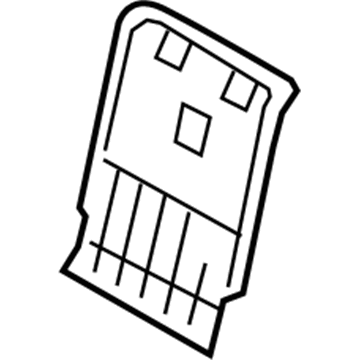 71880-0E060-B0 Toyota Seat Back Panel, Passenger Side Illustration 1 of 1