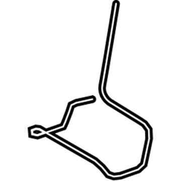 72210-0E020 Toyota Control Cable, Center Passenger Side Illustration 1 of 1