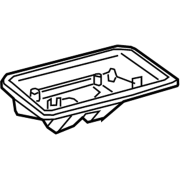 69321-0E070 Toyota Lock Cover Illustration 1 of 1