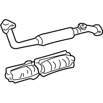 Toyota 17410-50250 Converter & Pipe
