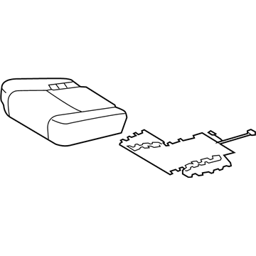 Toyota 71076-0C363-B1 Cushion Cover