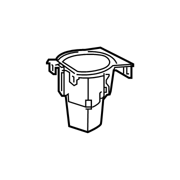 Toyota 55630-10020 Rear Cupholder