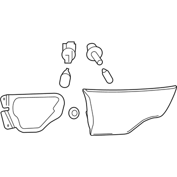 Toyota 81580-0E050 Backup Lamp Assembly