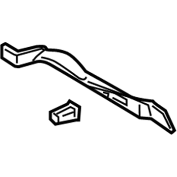 Toyota 64714-47010-A0 Side Trim Panel Trim Plate