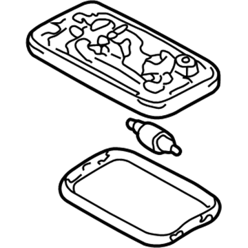 Toyota 81240-32031-B6 Dome Lamp Assembly