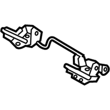 73705-06110 Toyota Child Seat Bracket, Passenger Side Illustration 1 of 1