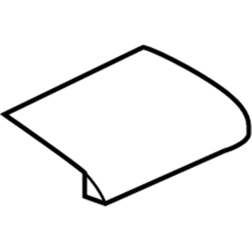 Toyota 55472-06070-C0 Speaker Cover