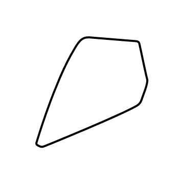 Toyota 68188-AQ010 Glass Weatherstrip