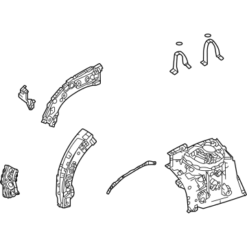 Toyota 53701-0E091 Apron Assembly