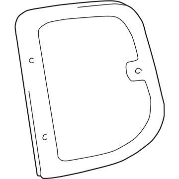 Toyota 62712-0C020 Door Glass