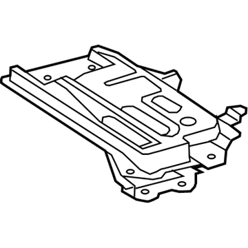 74410-12020 Toyota Battery Holder Illustration 1 of 1