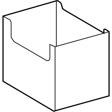 28899-64110 Toyota Battery Cover Illustration 1 of 1