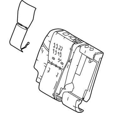 Toyota 71651-60750 Seat Back Pad