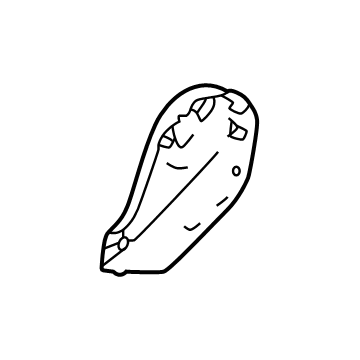 Toyota 71833-60360-C0 Outer Finish Panel