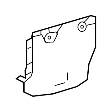 Toyota 53737-06130 Side Shield