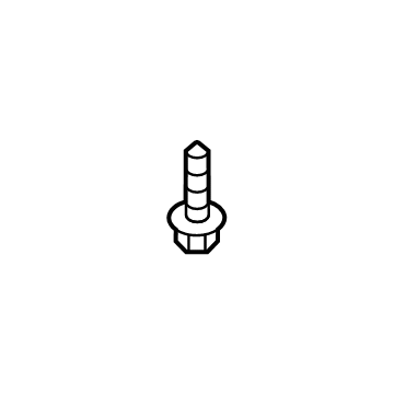 Toyota 90159-60477 Under Cover Screw