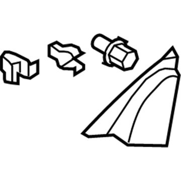 Toyota 67492-0C020-C0 Corner Cover