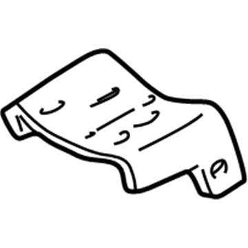 45878-52010 Toyota Support Bracket Illustration 1 of 1