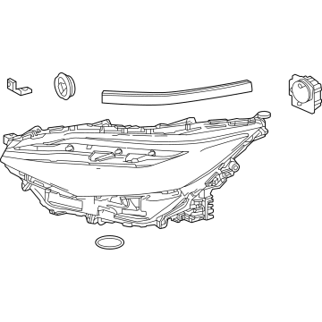 Toyota 81145-42D10 Headlamp Assembly