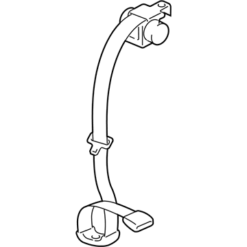 Toyota 73480-47021-B0 Belt & Retractor