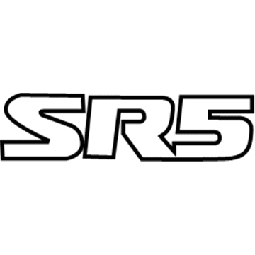 Toyota 75455-0C050 Nameplate