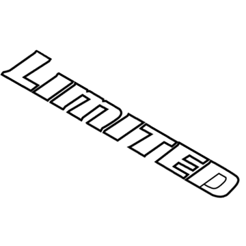 Toyota 75455-0C070 Nameplate