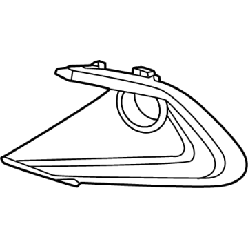 Toyota 52030-12160 Fog Lamp Bezel