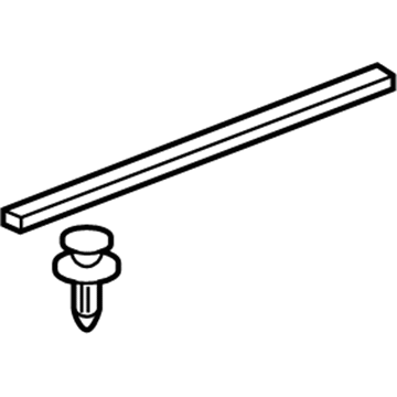 53389-35010 Toyota Filler, Driver Side Illustration 1 of 1