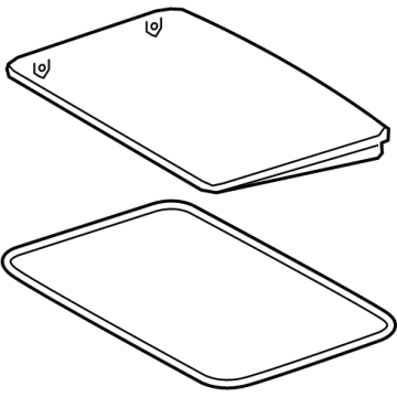 Toyota 63201-12321 Sunroof Glass