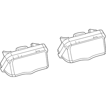 Toyota 81204-33030 License Lamp Assembly
