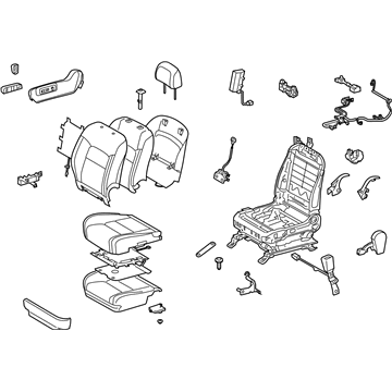 Toyota 71100-60J12-B2 Seat Assembly