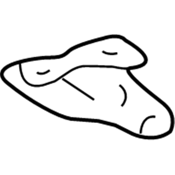 Toyota 51967-0E010 Tow Hook