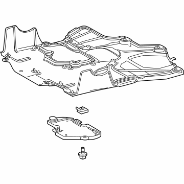 Toyota 51420-60150 Under Cover
