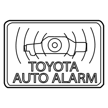 Toyota 74515-06010 Info Label