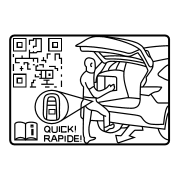 Toyota 74535-08010 Label