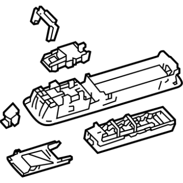 Toyota 81360-0E191-B0 Courtesy Lamp