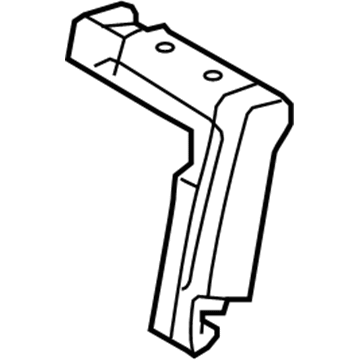 71651-0C110 Toyota Seat Back Pad, Passenger Side Illustration 1 of 1