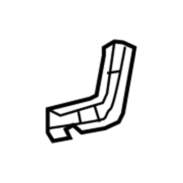 71828-0C020-B0 Toyota Hinge Cover, Gray, Rear Passenger Side Illustration 1 of 1