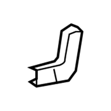 71829-0C010-B0 Toyota Hinge Cover, Gray, Rear Passenger Side Illustration 1 of 1