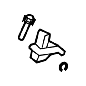 72057-0E010-E0 Toyota Release Lever, Sand, Passenger Side Illustration 1 of 1