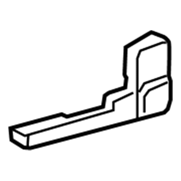 71878-0C020-B0 Toyota Recline Cover, Gray, Inner Passenger Side Illustration 1 of 1