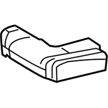 71611-0C050 Toyota Seat Cushion Pad, Passenger Side Illustration 1 of 1