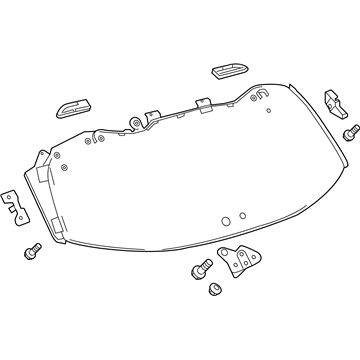 Toyota 68105-0E080 Lift Gate Glass