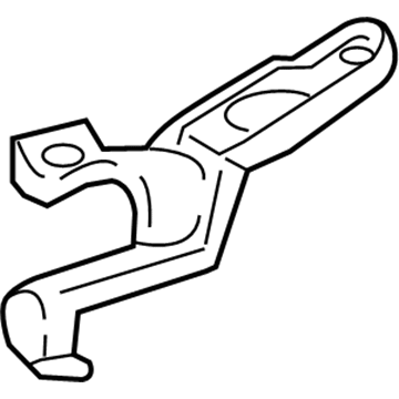 81193-74010 Toyota Repair Bracket, Upper Passenger Side Illustration 1 of 1