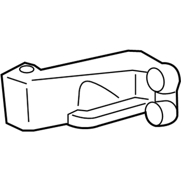 81195-74010 Toyota Repair Bracket, Lower Passenger Side Illustration 1 of 1