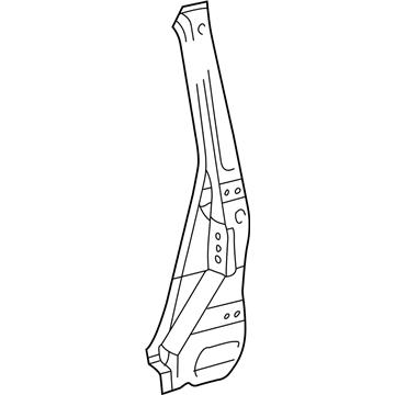61038-48020 Toyota Reinforcement, Driver Side Illustration 1 of 1