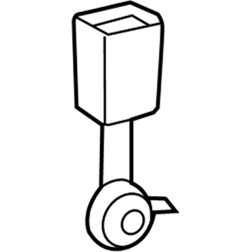 73590-60020-C1 Toyota Belt Assembly, Rear Seat, Inner Driver Side Illustration 1 of 1